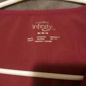 Infinity scrub top